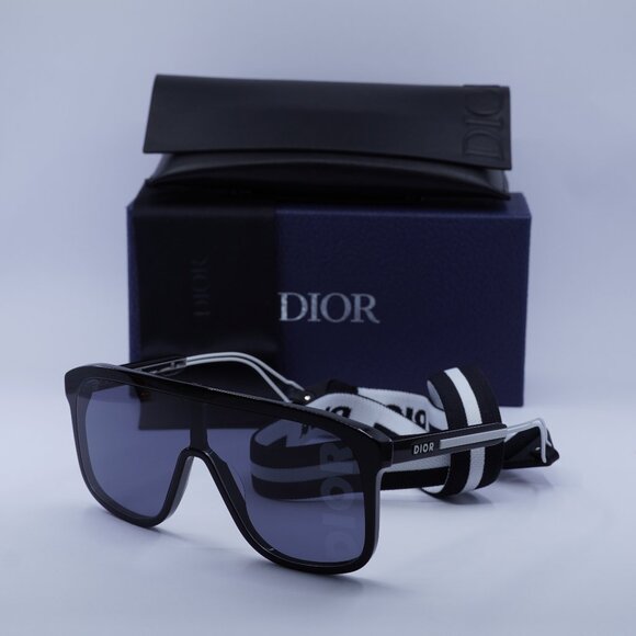 Final Price! Dior DIORFAST M1I 10A8 Black/Smoke Sunglasses - Picture 1 of 12